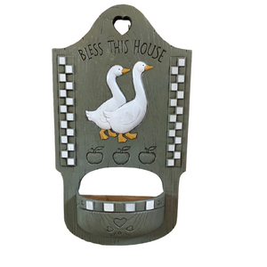 Bless This House Wall Decor with Geese